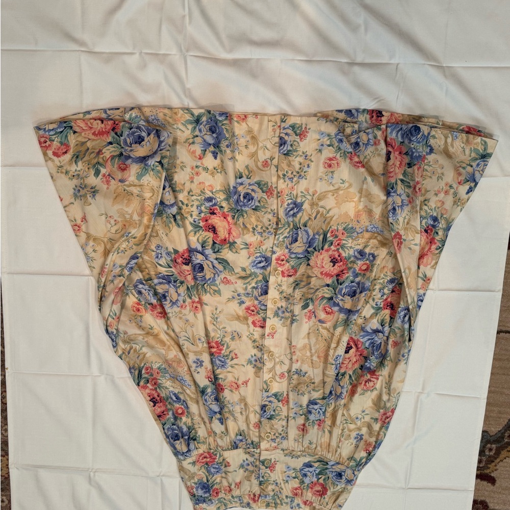 Floral Strapless Dress